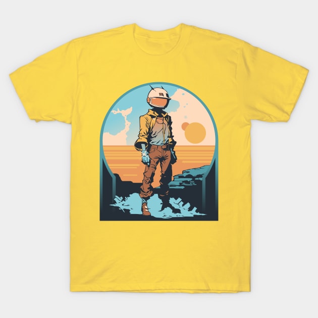 <SPACE - Kid Saturn T-Shirt by CupidsArt - TP